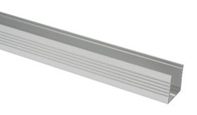 DA900047  2m Anodized Silver Aluminium Profile 35 x 35mm
